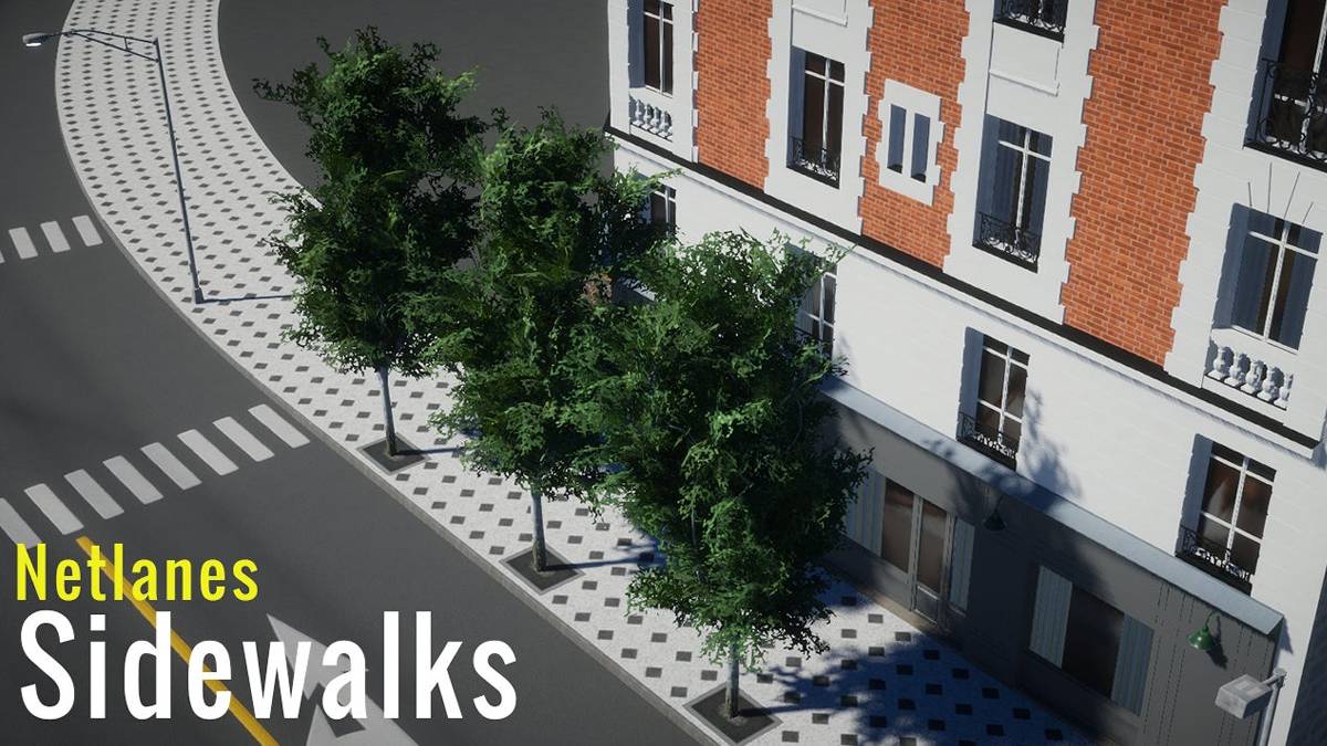 Netlanes Walkways & Paths is a great mod for Cities Skylines 2