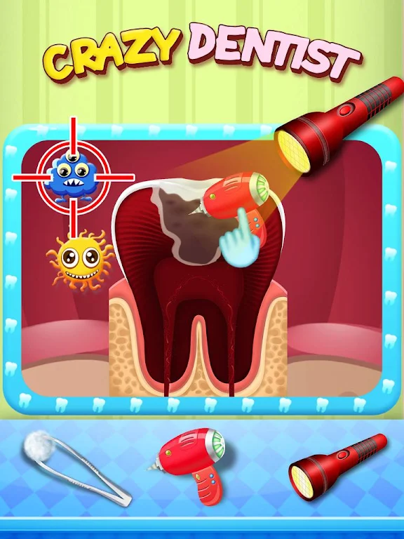 Mouth care doctor dentist game Capture d'écran 0