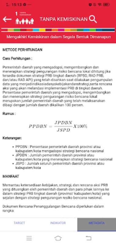 SDG Metadata Indonesia應用截圖第1張