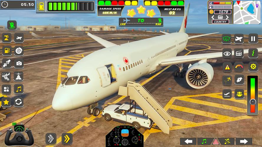 Real Flight Sim Airplane Games ภาพหน้าจอ 2