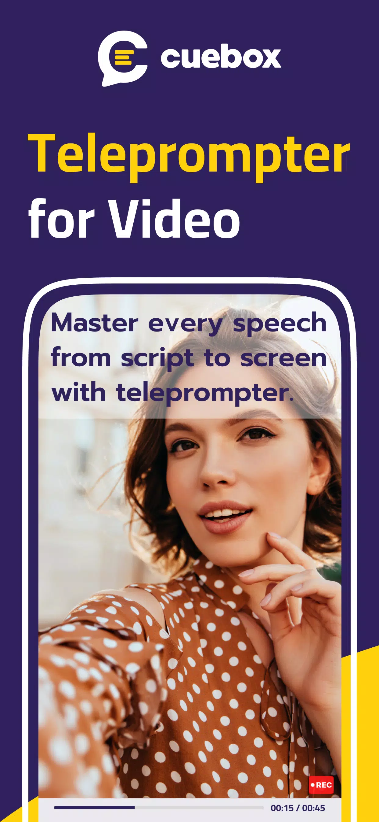 Teleprompter for Video: CUEBOX स्क्रीनशॉट 0