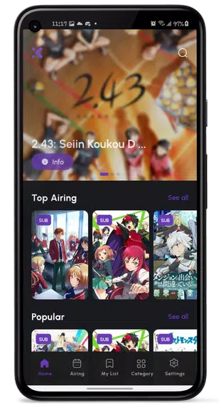 Kana: Watch Anime App Screenshot 1