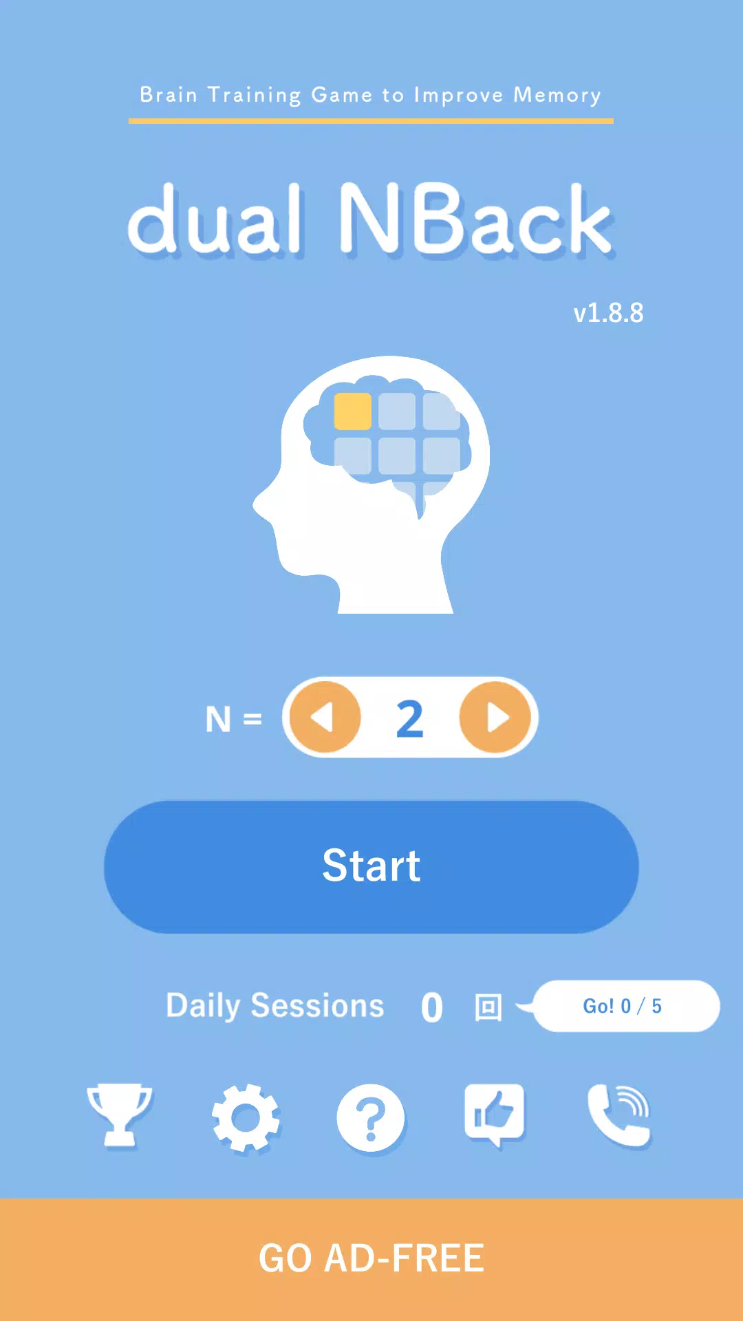 Dual N-Back : Brain-Training Скриншот 0