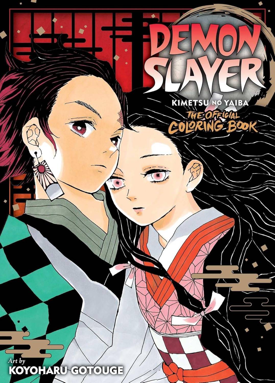 Demon Slayer Coloring Book 1 Cover