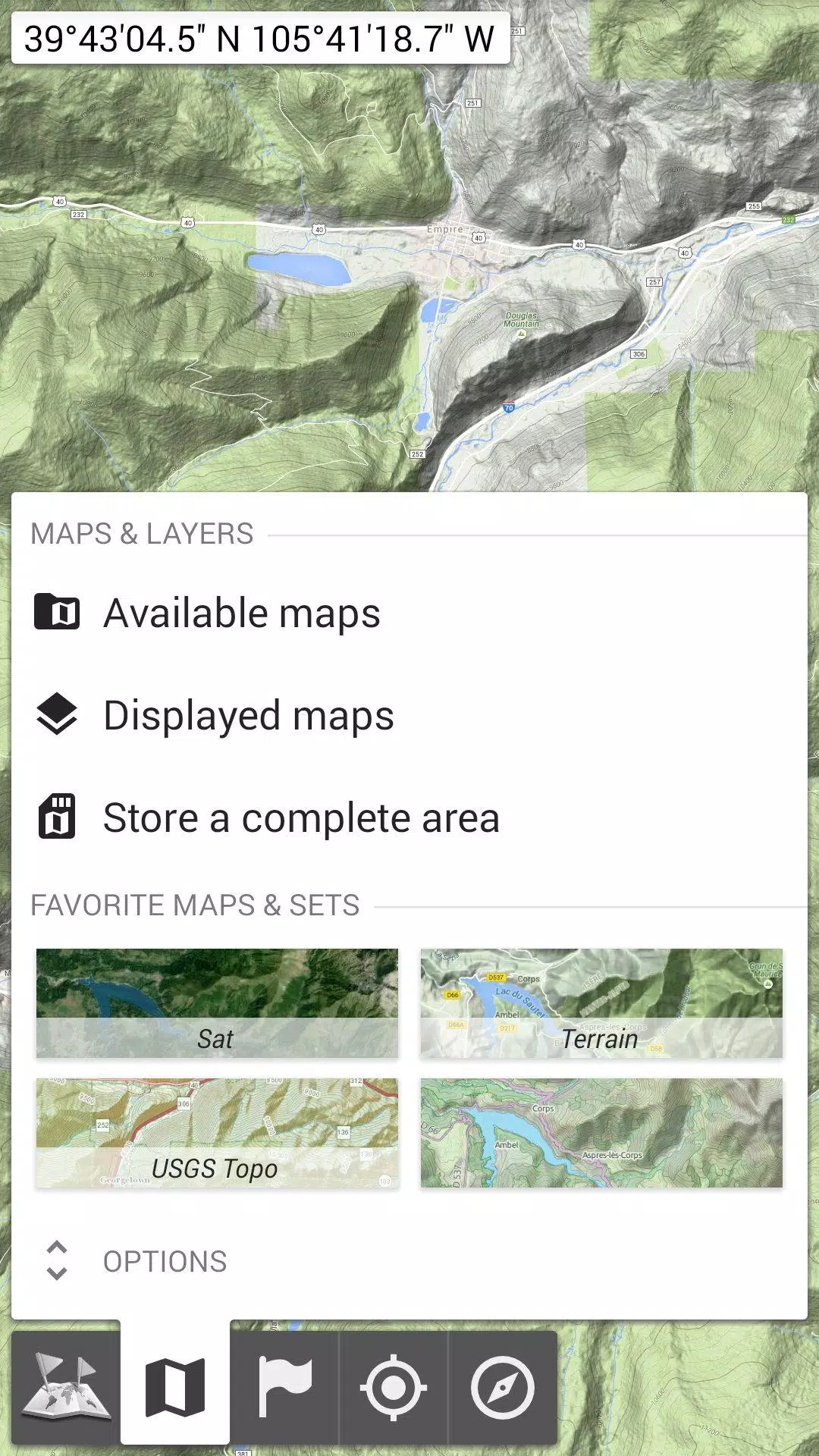 Cartes hors-ligne All-In-One Capture d'écran 1