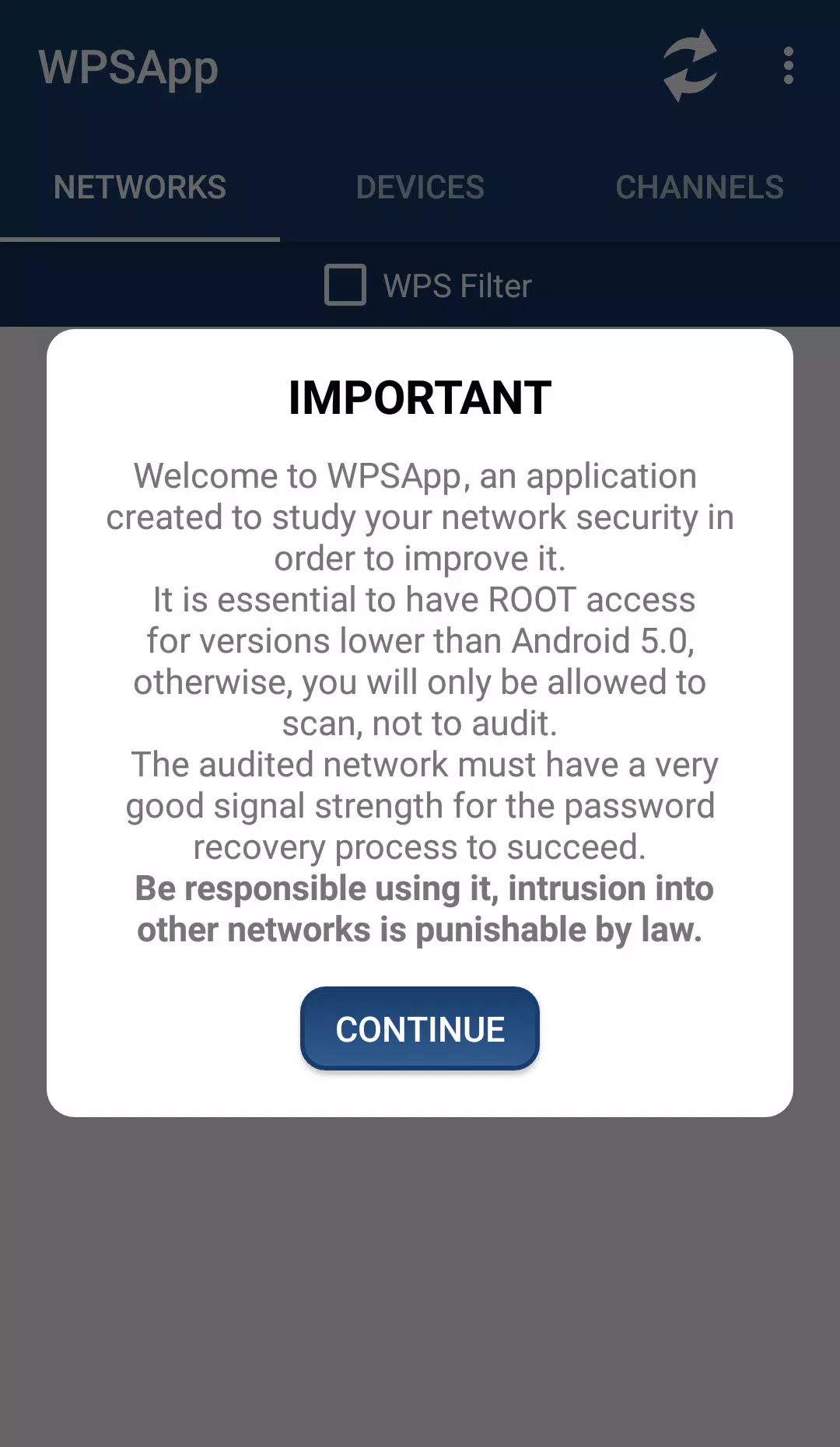 WPSApp Скриншот 1