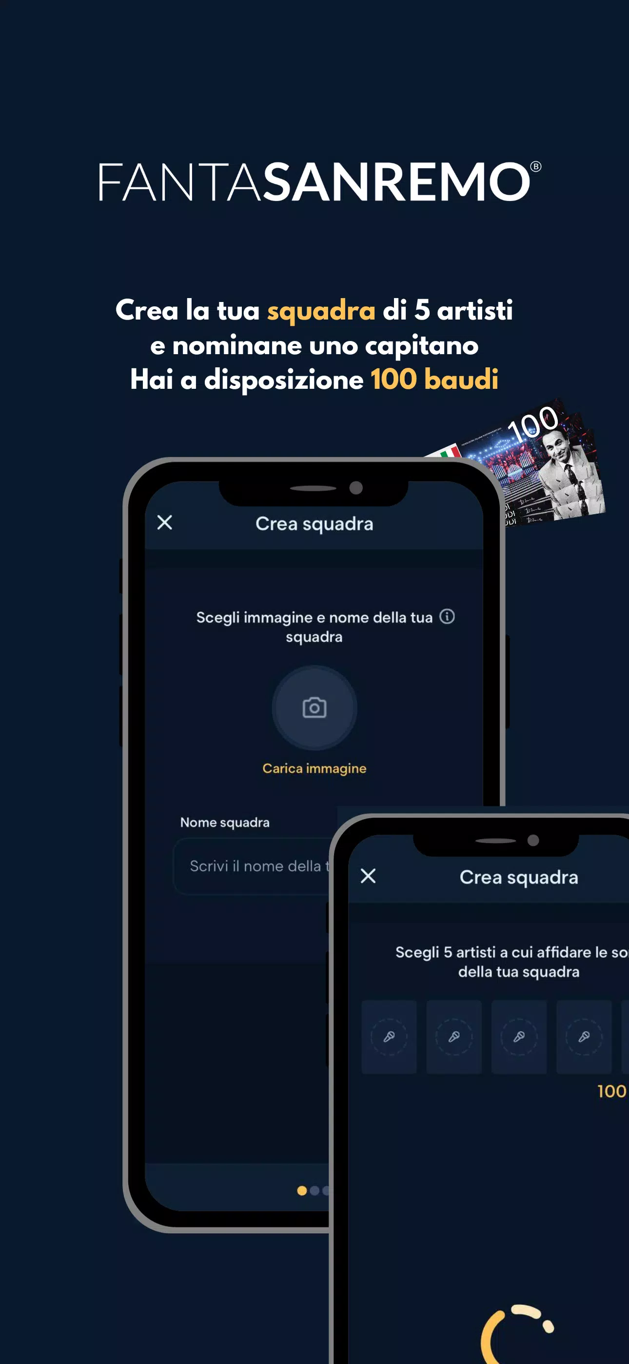 Schermata FantaSanremo 1