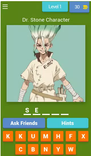 Dr Stone Quiz Tangkapan skrin 0