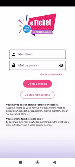 eTicket Famille应用截图第0张