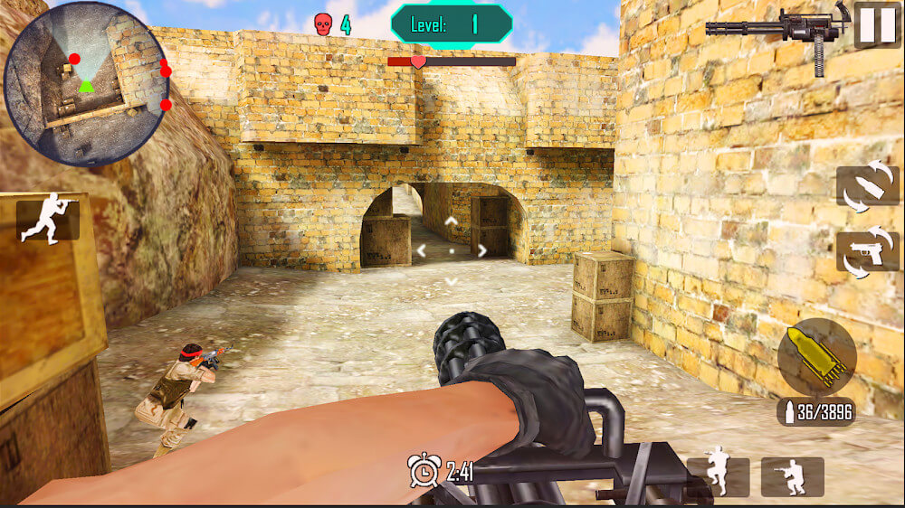 Gun Shoot War: Dead Ops Mod ဖန်သားပြင်ဓာတ်ပုံ 0