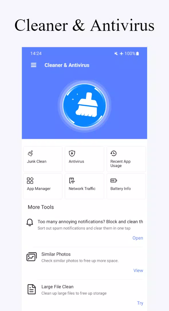 Cleaner & Antivirus Captura de tela 0