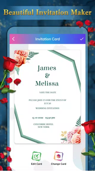 Invitation Card Maker - RSVP Скриншот 3