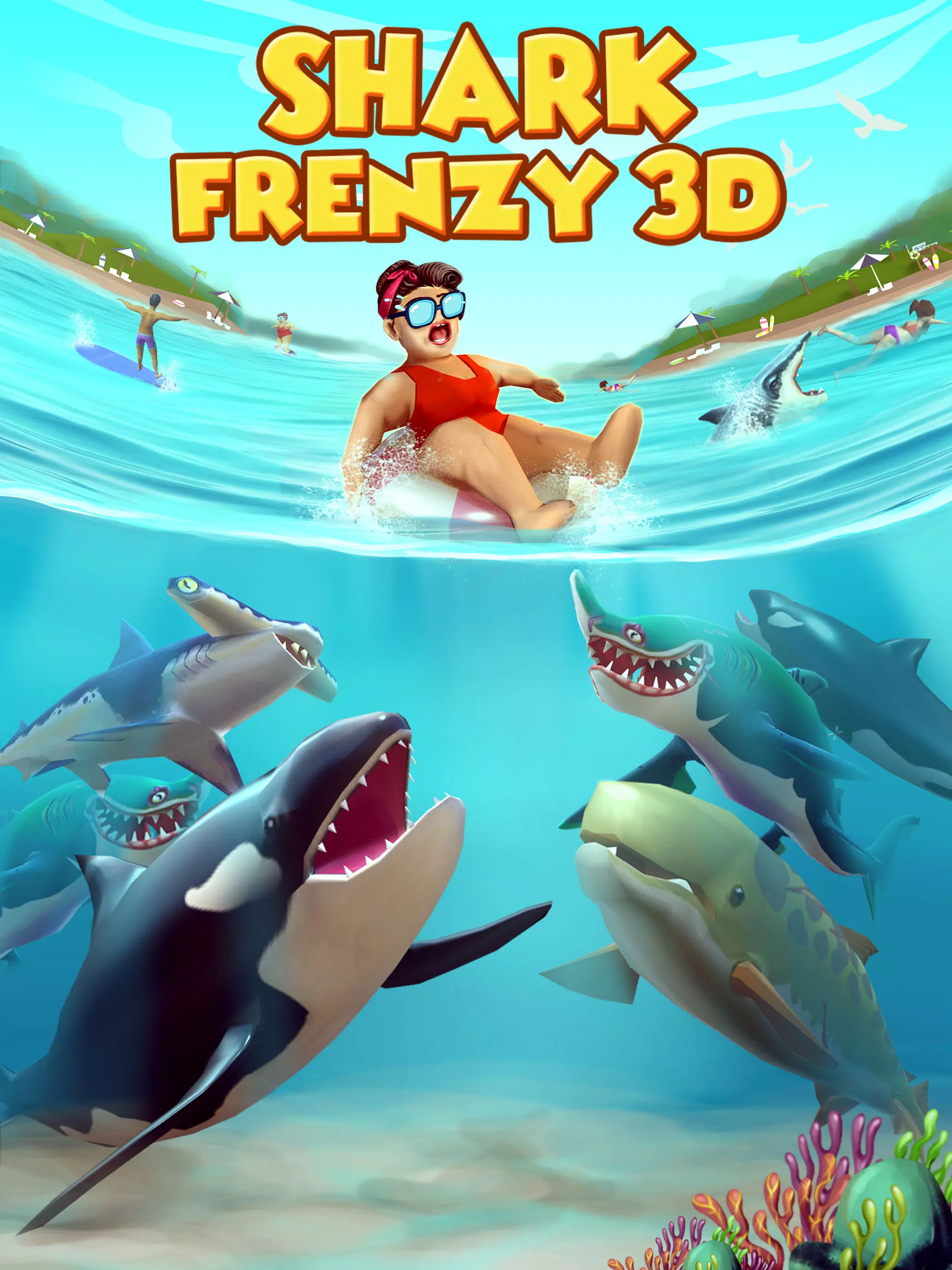 Shark Frenzy 3D應用截圖第0張