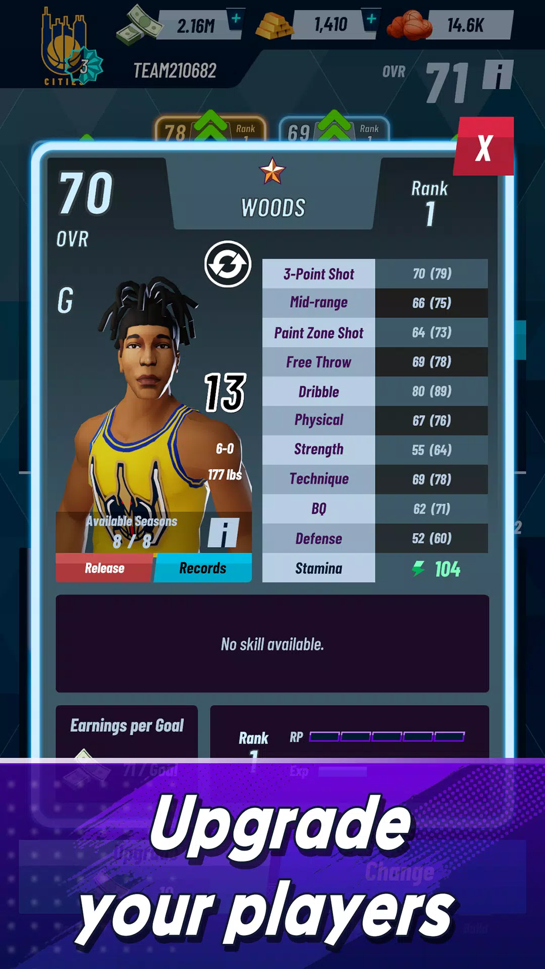 Basketball Manager 2025 ဖန်သားပြင်ဓာတ်ပုံ 3
