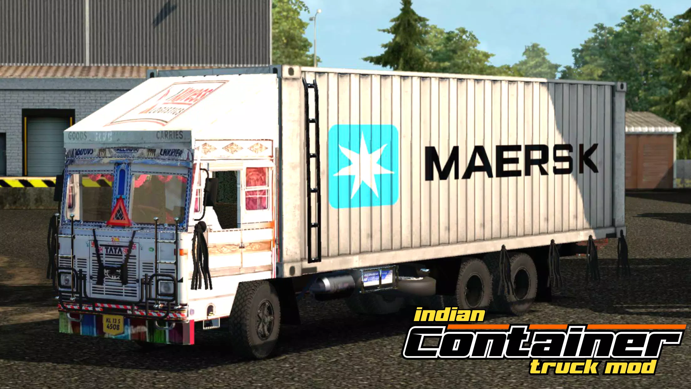 Indian Container Truck Mod ภาพหน้าจอ 0