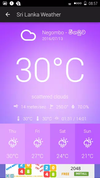 Sri Lanka Weather Captura de tela 2