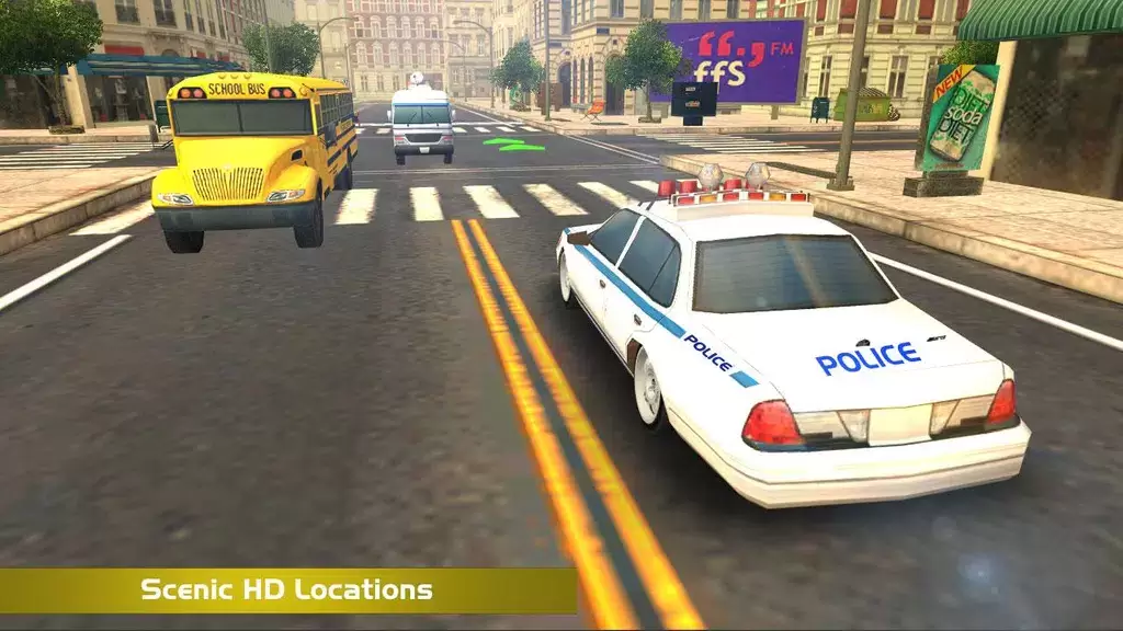 Police Car Sim Schermafbeelding 3