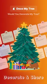 Deco My Tree : X-mas Messages स्क्रीनशॉट 2