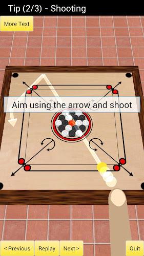 Carrom 3D Tangkapan skrin 3