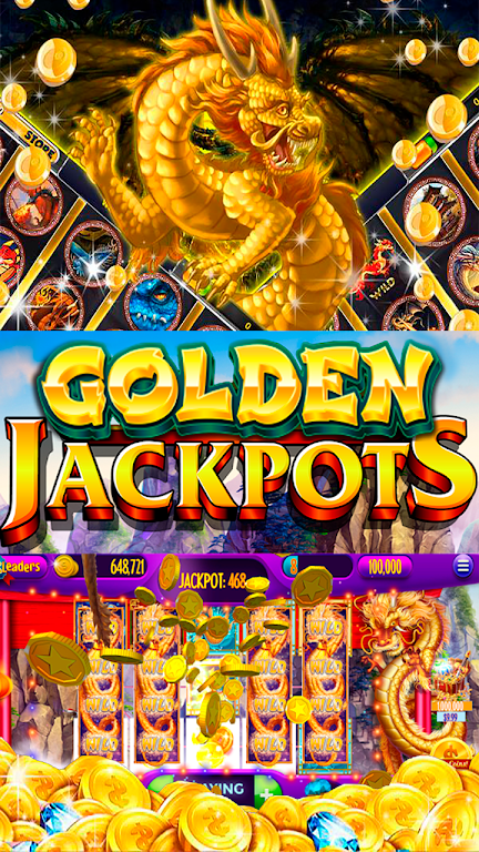Dragon’s Gold Flames Vegas Casino Slots Capture d'écran 1