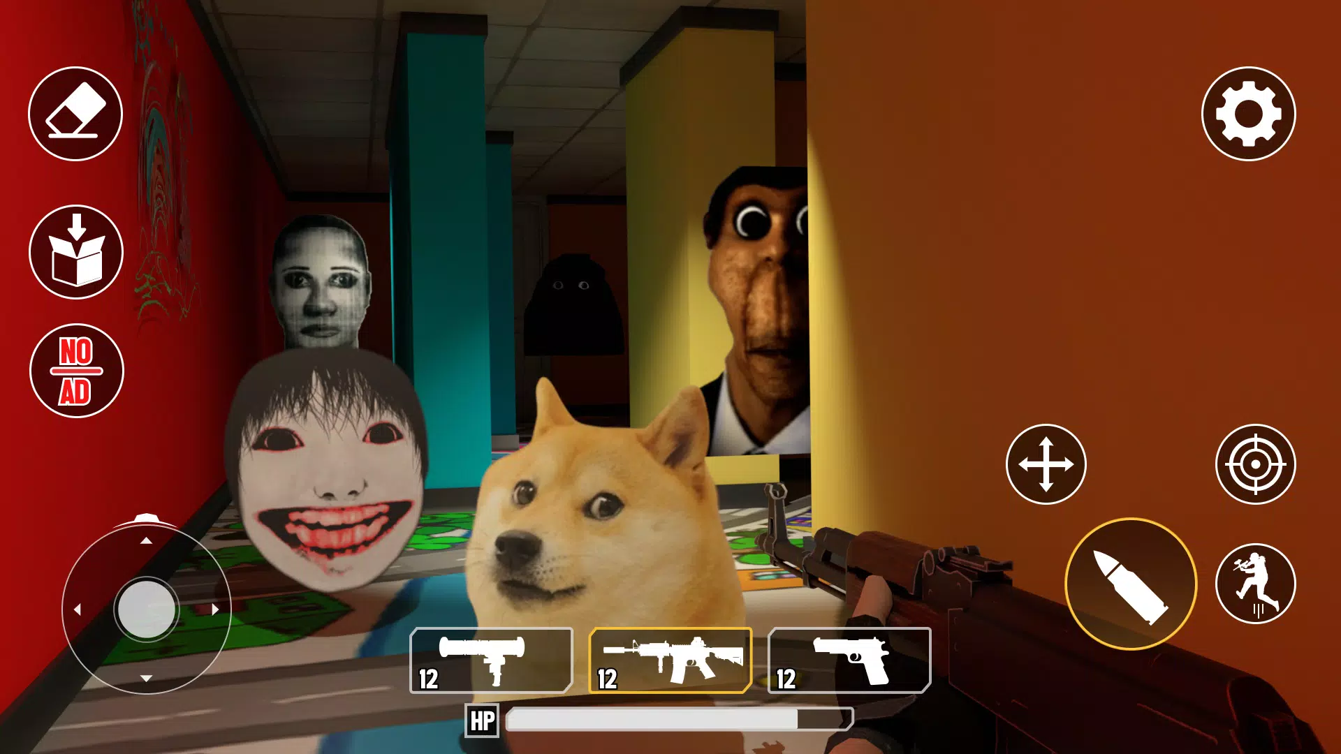 Shooter Nextbots: Sandbox Mod Ảnh chụp màn hình 1
