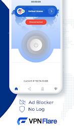 VPN FLARE - SECURE & FAST VPN Screenshot 1