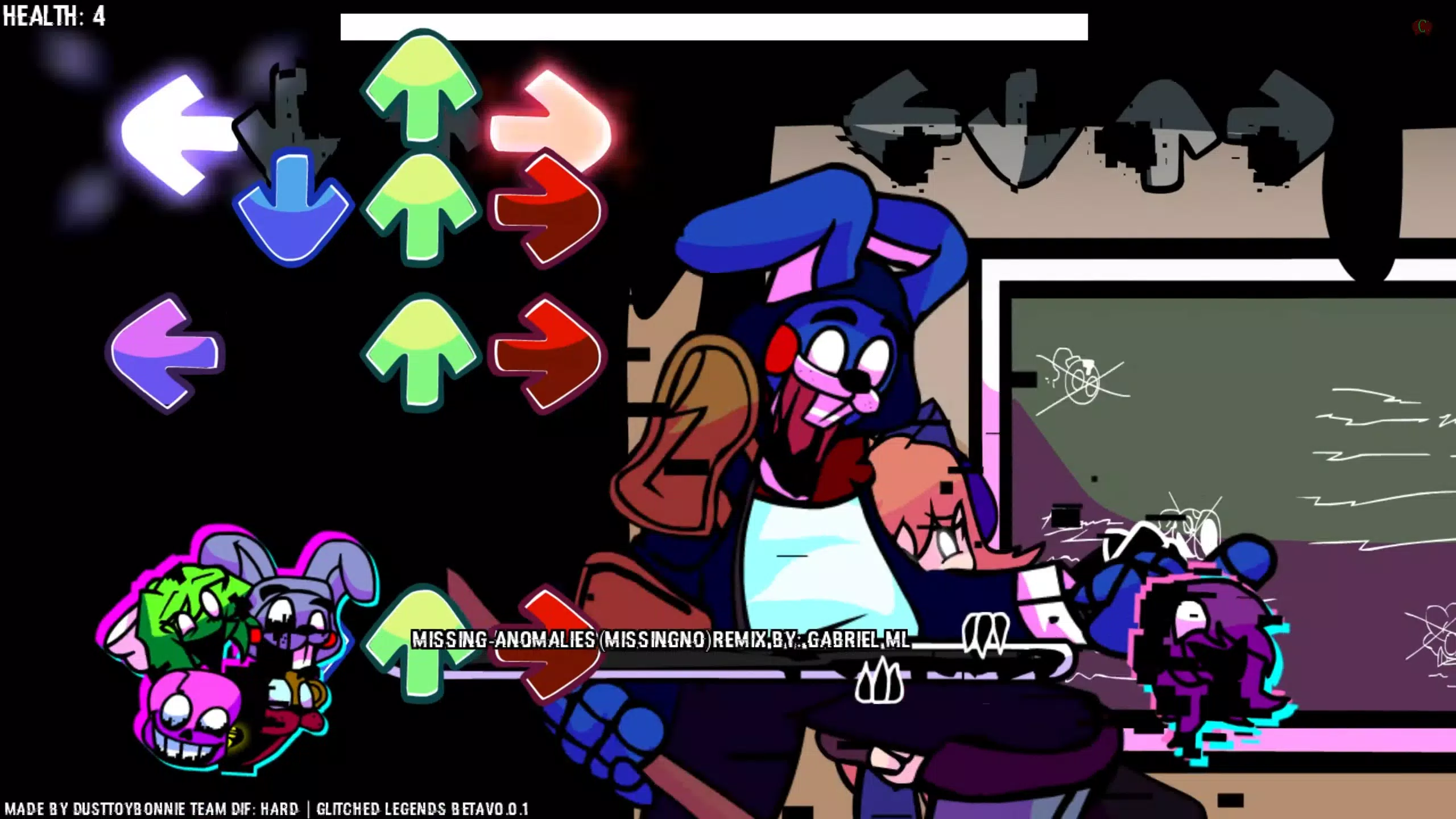 FNF Glitched legends Mod Capture d'écran 2
