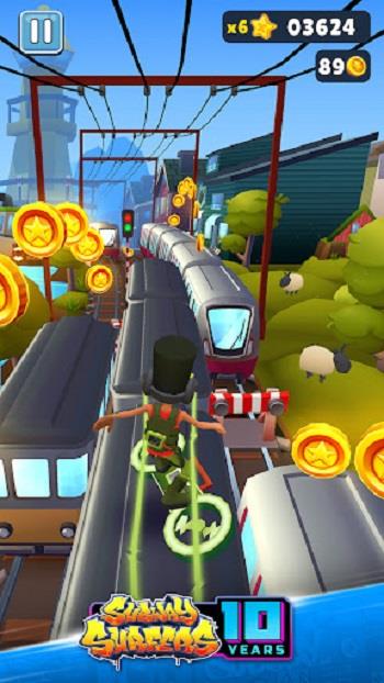 Subway Surfers ဖန်သားပြင်ဓာတ်ပုံ 2