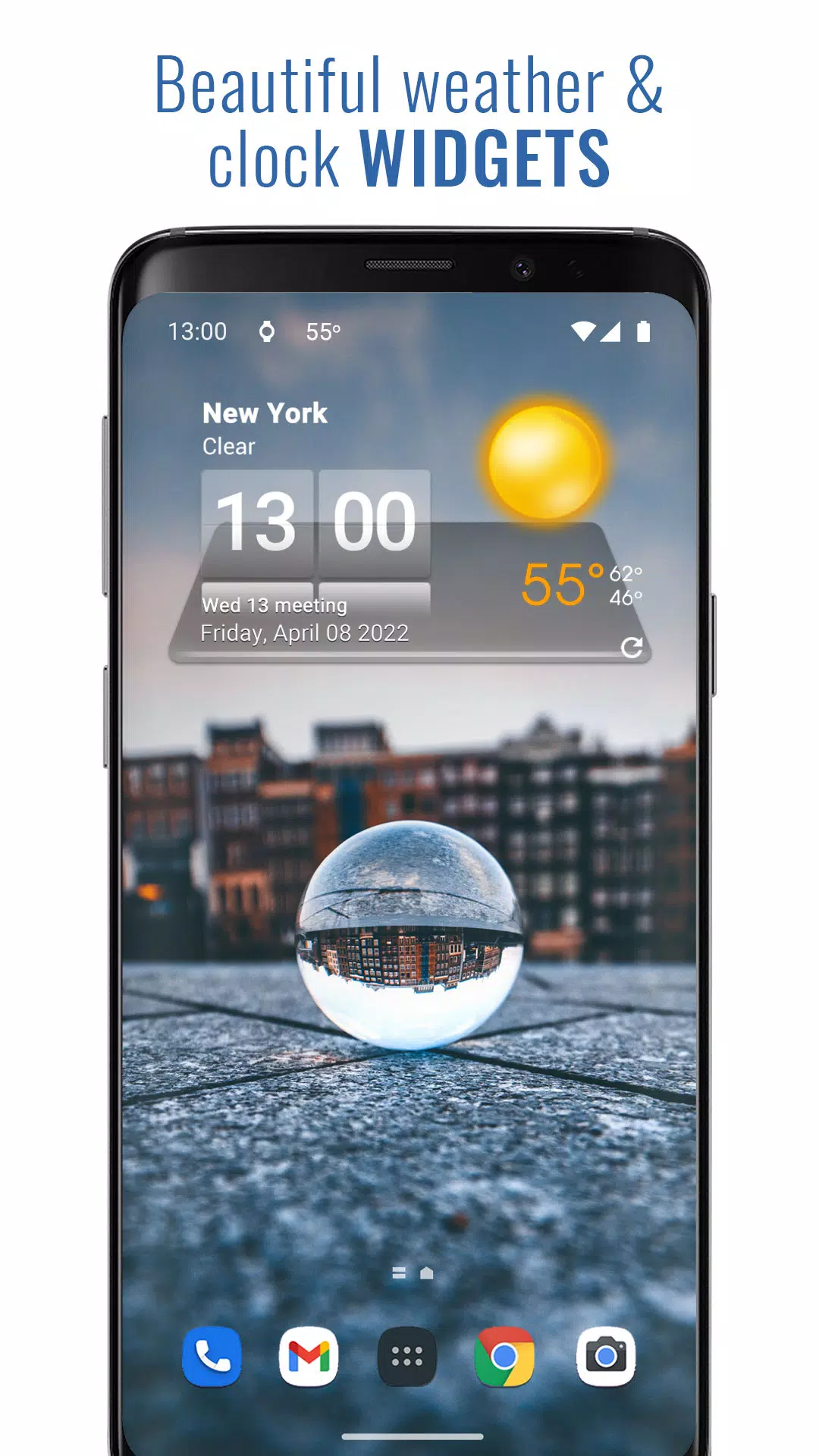 3D Sense Clock & Weather Captura de pantalla 1