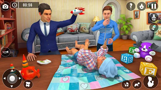 Mother Simulator: Mom Games 3D Captura de pantalla 1