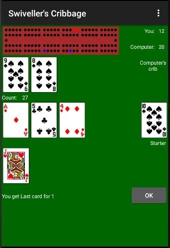 Swiveller’s Cribbage ภาพหน้าจอ 1