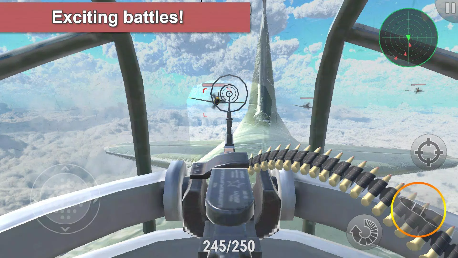 Schermata Air Defender: Bomber Simulator 1