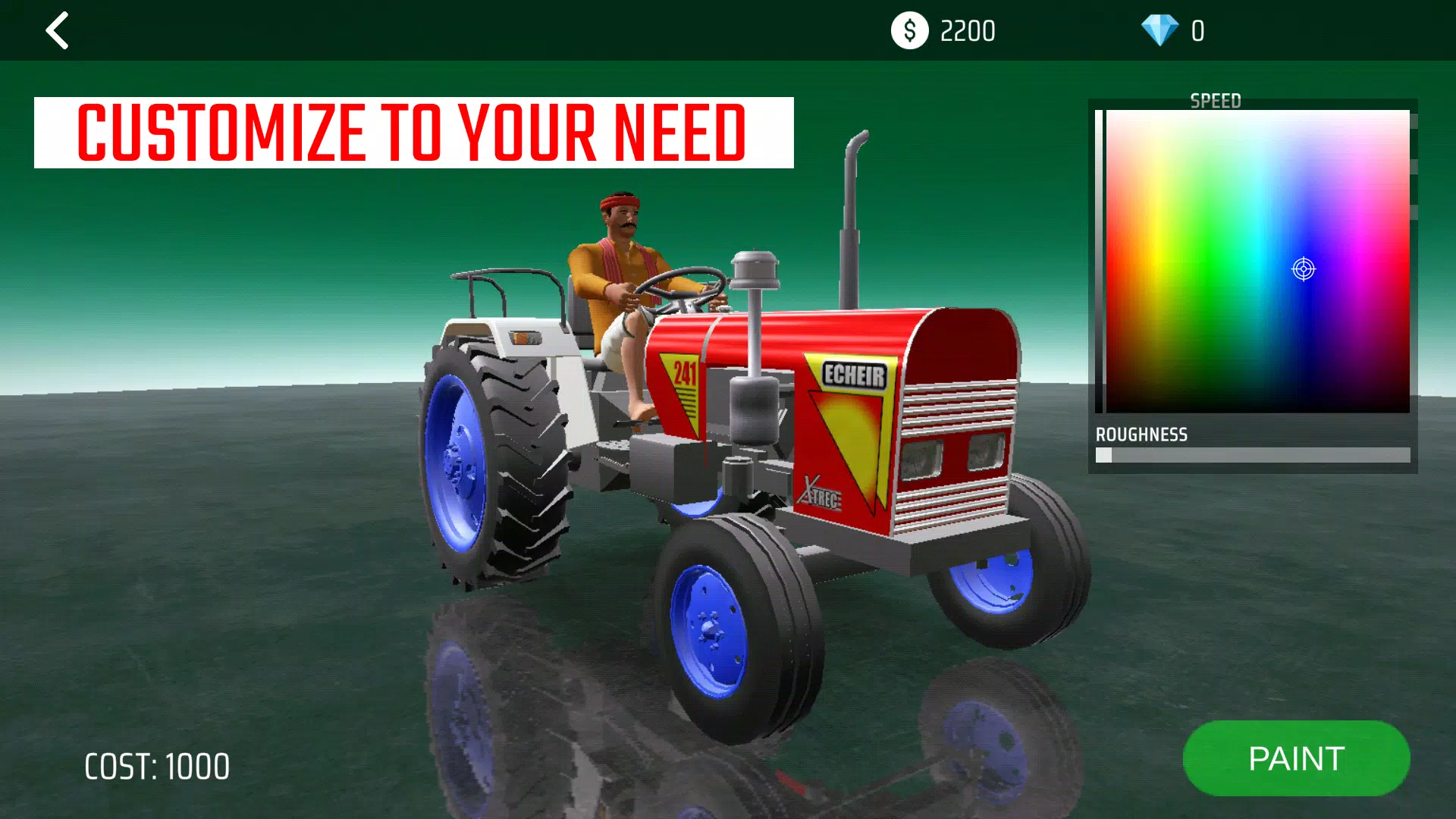 Indian Tractor PRO Simulation Capture d'écran 2
