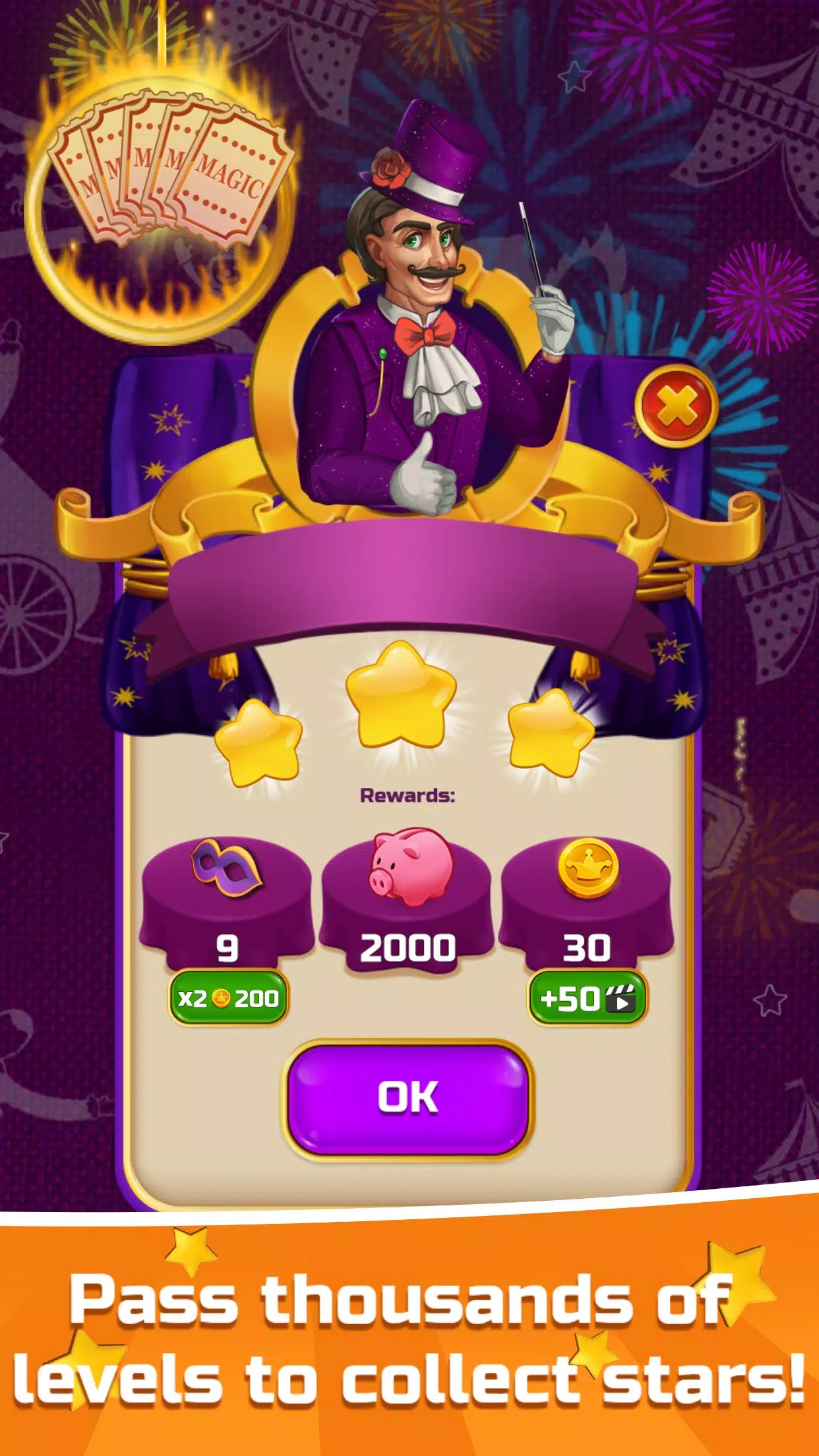 Circus Words ဖန်သားပြင်ဓာတ်ပုံ 0