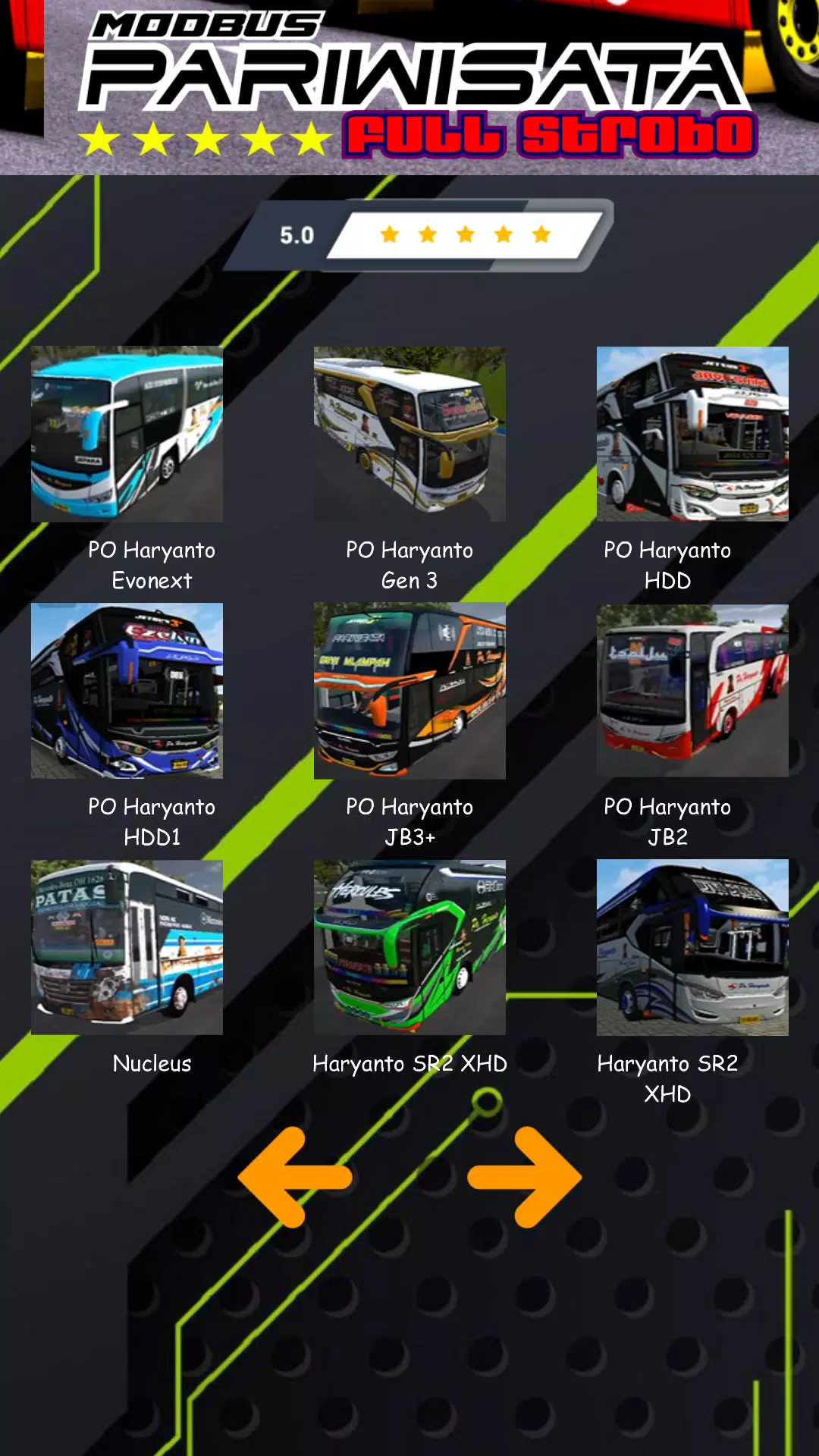 Mod Bus Pariwisata Full Strobo Captura de tela 3