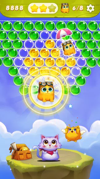 Bubble Cat Shooter Capture d'écran 1