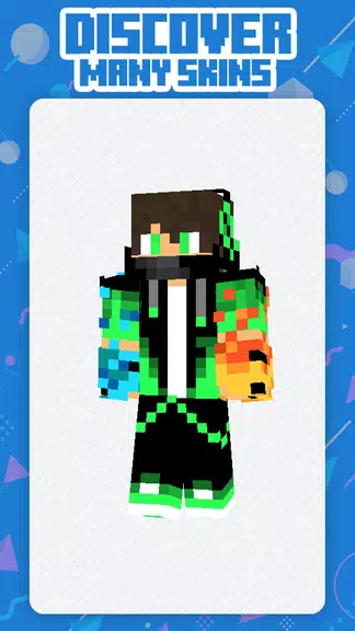 Neon Squad Skin Minecraft Ekran Görüntüsü 1