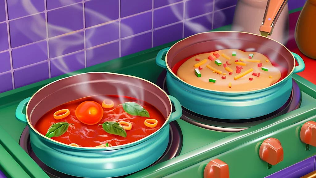 Pizza Maker Cooking Girls Game Ảnh chụp màn hình 3