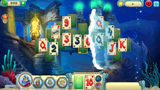 Solitaire Atlantis Ekran Görüntüsü 1