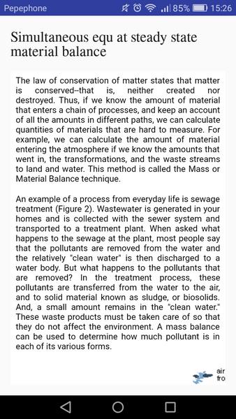 Material and Energy Balance ภาพหน้าจอ 1