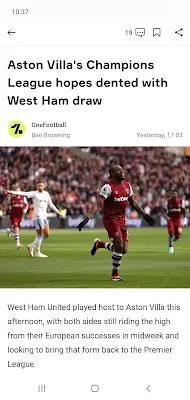 Schermata OneFootball - Football News 1