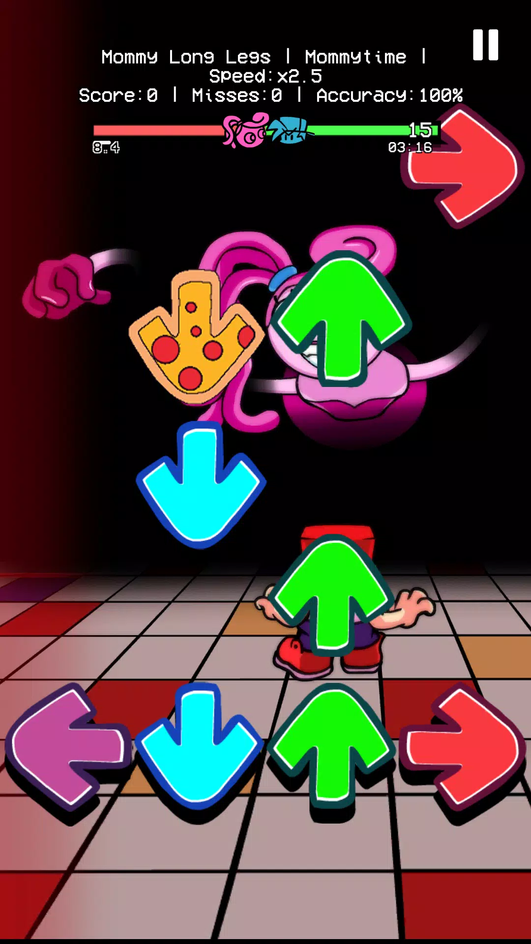 Runtime Music Fight Horror Toy Captura de tela 1