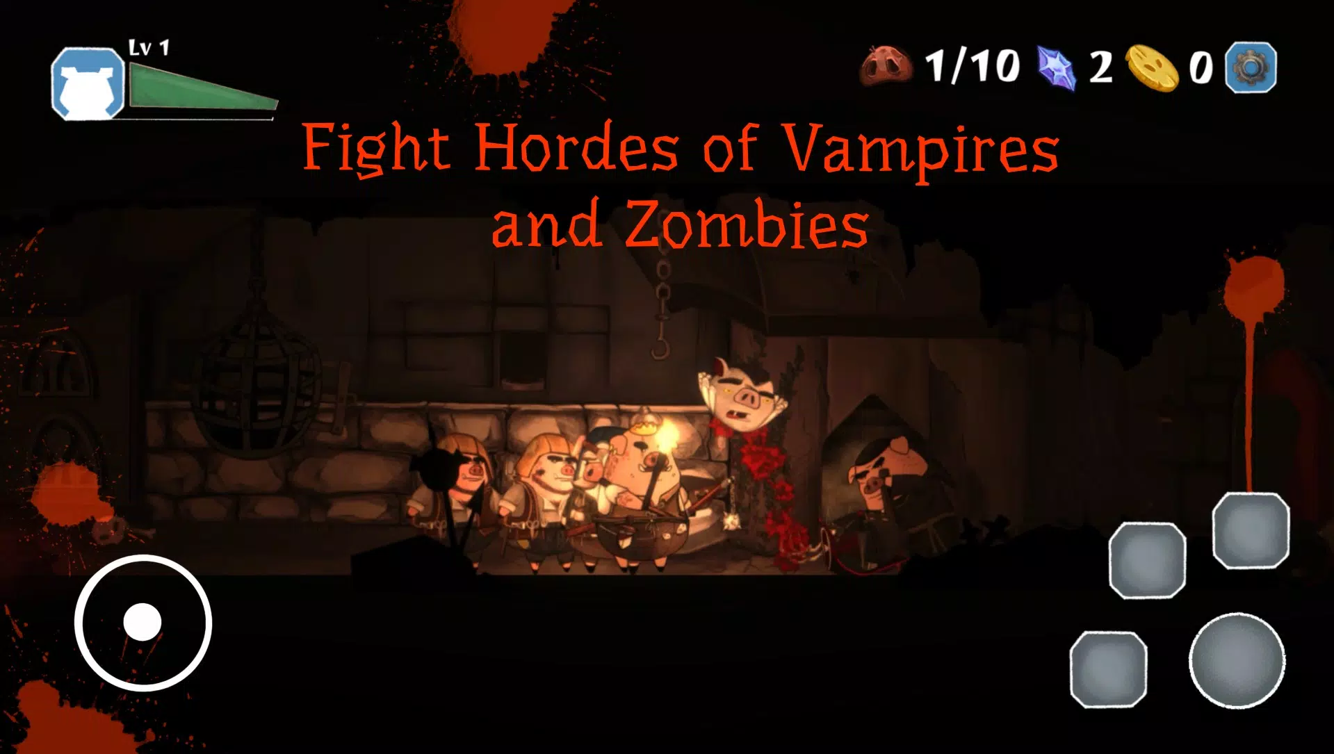 Schermata Pigs Wars: Vampire Blood Moon 2
