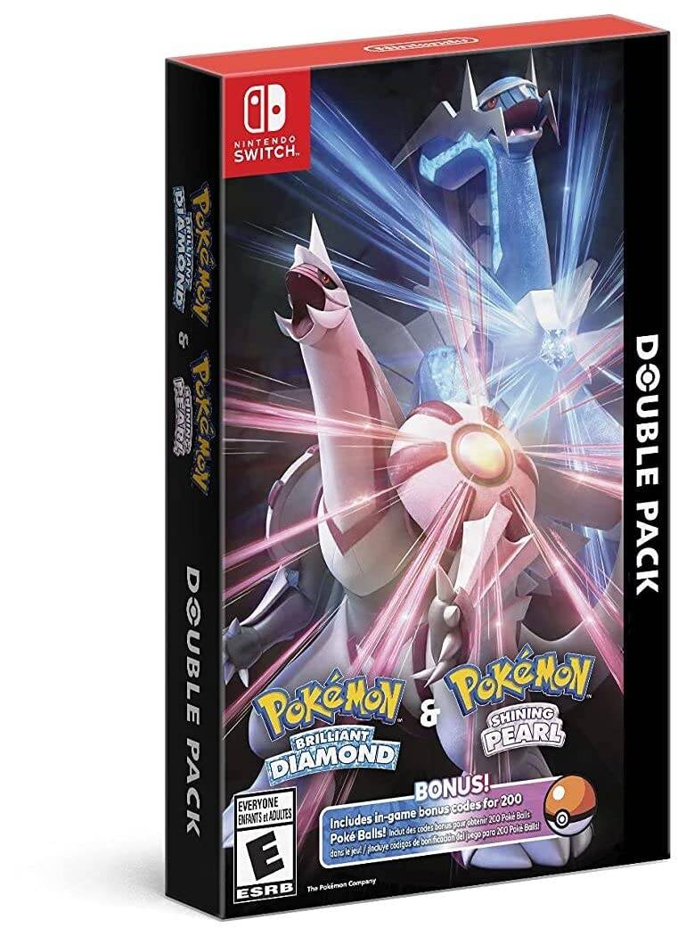 Pokémon Brilliant Diamond & Pokémon Shining Pearl Double Pack -Nintendo Switch