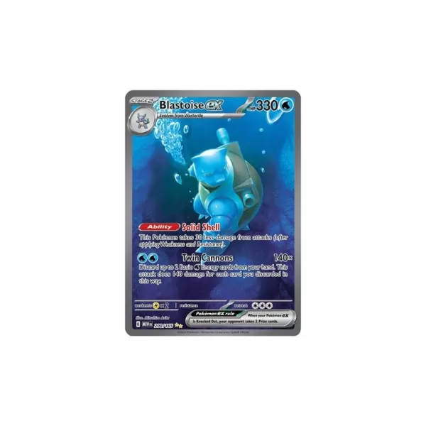 Blastoise ex Card