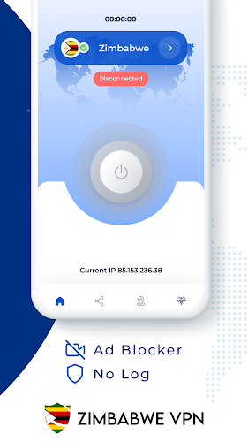 VPN Zimbabwe - Get Zimbabwe IP Captura de pantalla 1