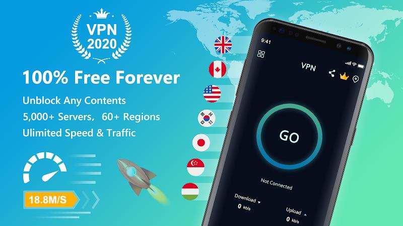 Free VPN Super™ -Fast & Secure Capture d'écran 0