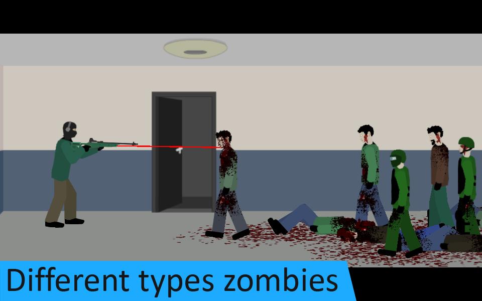 Schermata Flat Zombies: Defense & Cleanup 1