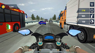 Endless Moto Traffic Racer 3D Captura de tela 0