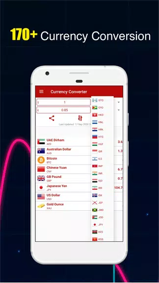 Currency Converter App Captura de pantalla 0